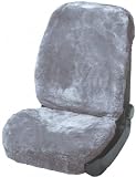 Zoom Produkt-Bild: 1 Stk Lammfell Sitzbezug silber aus Merino-Lammfell, 100 Prozent echtes Lammfell