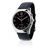 Serene VibraQuartz Vibrating Alarm Watch Classic Style with Black Face