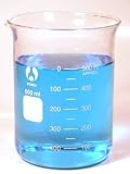 Beaker Low Form Glass Graduated 600ml
