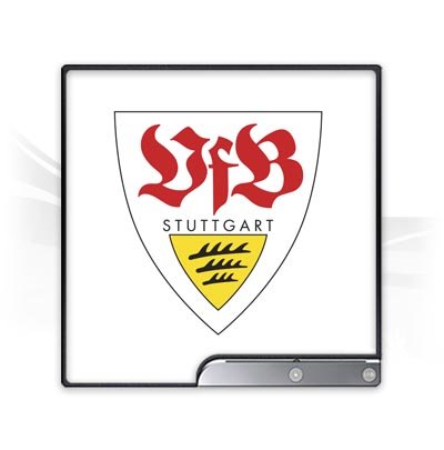 Design Skins for Sony Playstation 3 Slim - VFB Stuttgart Design Folie