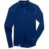 Ibex Woolies Zip T-Neck Stripe Top – Long-Sleeve – Men’s