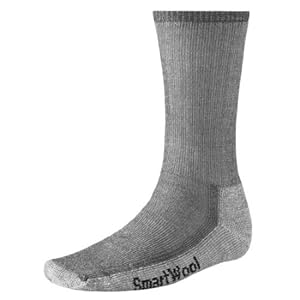 Smartwool Men's Hiking Medium Crew Sock (Large, Gray)