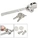 Uxcell Office Glass Cabinet Counter Sliding Blade Saw Lock with Keys