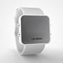 Montres LED miroir cadran couleurs - 12 COULEURS DISPONIBLES - Mod�le Mixte - Pochette cadeau LovaLuna offerte - Par LovaLunaTM - Blanc