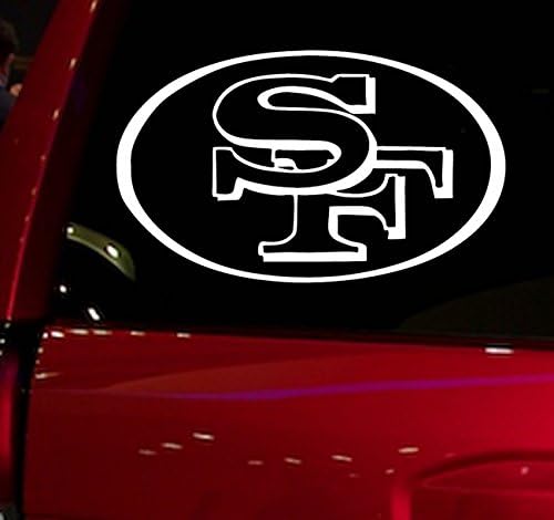 San Francisco 49ers NFL Auto Window Sticker Decal for Car Truck Suv (49ers)