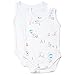 Feathers Baby Boy Bunny Print 100% Cotton Super Soft Onesies Undershirt 2-Pack