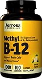 Jarrow Formulas Methyl-B12, Lemon Flavor, 1000mcg, 100 Lozenges