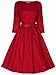 Lindy Bop Women's 'Holly' Vintage Style 3/4 Sleeve Dress