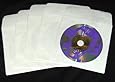 400 Tyvek CD / DVD Disc Sleeves With Flap & Window #CDIYWF - Tyvek is Tougher Than Paper!
