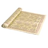 Silk Brocade Table Runner From Banaras, India Size: 45 X 13 Inches