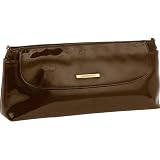 41p6RVZQlqL._SL160_ - Lauro Sinclair Brown Patent Inner Clutch - clutches-purses