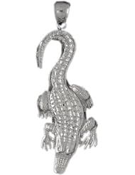 CleverSilvers Sterling Silver Pendant Alligator