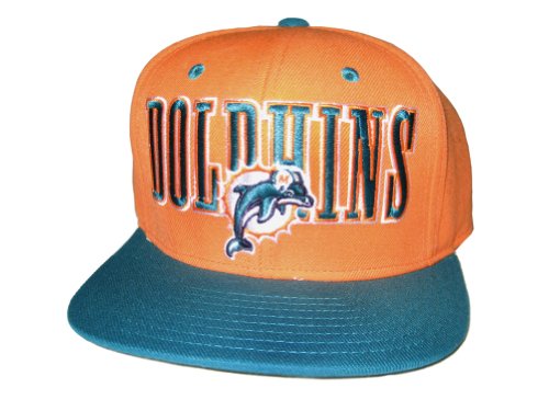 47th Brand Reebok NFL Adjustable Snapback Hat - Miami Dolphins