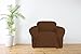 Linen Store Microsuede Slipcover Furniture Protector Cover, Perfect for Pets, Brown, Chair