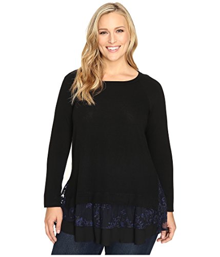 [カレンケーン] Karen Kane Plus レディース Plus Size Lace Inset Sweater トップス [並行輸入品]