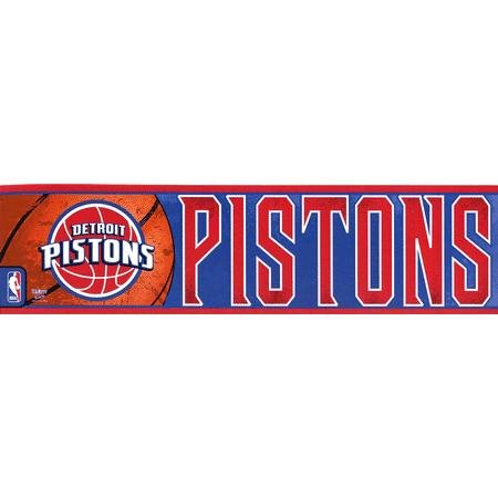 NBA Basketball Detroit Pistons Bumper Sticker (2-Pack)
