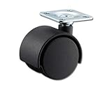 光 双輪キャスタプレート40mm KWP-40