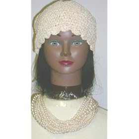 Click here to buy Nc113, Multisize Offwhite Fresh Water Multistrand Pearl Necklace with Matching Earrings for Women... by Gita.
