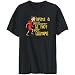 T-Shirt Mens Black 