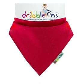 Dribble Ons Bright Colour Red