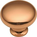 Knob - Solid Brass Knob in Polished Copper