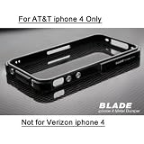 Blade Premium Metal Bumper for Apple iPhone 4 Black Black by iCustomized