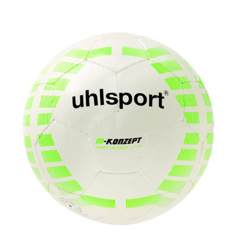 uhlsport Kinder Ball M-konzept 290 Ultra Lite, weiss/fluogr&uuml;n/schwarz, 5, 100149901