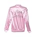 Ladies 1950s Grease Pink Lady Jacket Costume T-shirt Party Fancy Dress