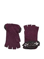 Alice Hannah Guantes de Lana New Party (Berenjena)