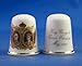 Porcelain China Thimble -- King George 6th & Queen Elizabeth