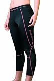 Linebreak Women's Crop Tights Black/Melon  X-Small