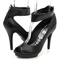 Anne Michelle Immortal09 Platform Pumps Black