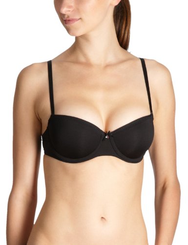 Tommy Hilfiger Damen BH (Mit B&uuml;gel) 1363912090 / Cathy padded balcony bra, Gr. 80B, Schwar Preisvergleich