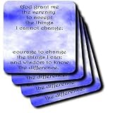 Prayer - Serenity Prayer - Coasters