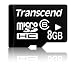 Transcend 8 GB Class 6 microSDHC Flash Memory Card (TS8GUSDC6)