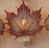 Review The Rose Lady  / Real Sugar Maple Leaf in Iridescent Copper Night Lights
