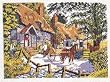 Eva Rosenstand English Cottage Horses Counted Cross Stitch Kit #14-095