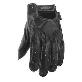 Power Trip BlackJack Mens Motorcycle Gloves Black XL