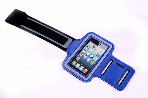 EkitMall Sports Running Jogging Gym Waterproof Armband Case Cover for Apple Iphone 5 (NAVE BLUE)