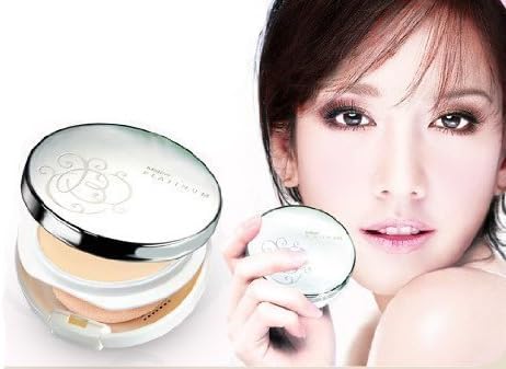 "DBTHAILAND" Sale-Mistine Number1 Platinum BB Perfect Press Powder Foundation SPF22- for medium skin (Product of Thailand)