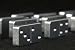 Silver Aluminum Dominoes - Double 6