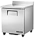 True TWT-27-HC Solid Door Worktop Refrigerator with Hydrocarbon Refrigerant, 39.5" Height, 31.125" Width, 27.625" Length