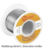 Fixpoint Lötzinn ø 0,56mm 100 g Rolle,material: L-Sn 60% / Pb 38% / Cu 2% Bild