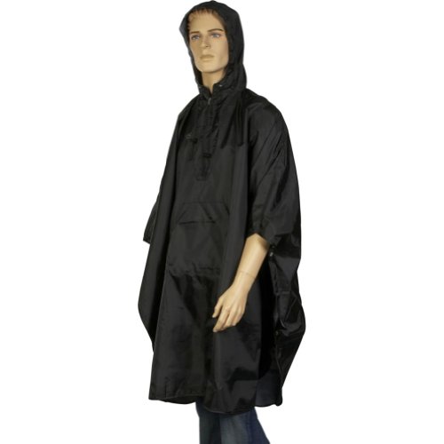 Rick Steves Hide-Away Poncho, Black