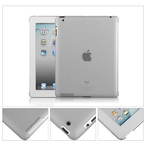 MYCARRYINGCASE iPad 2 Smart Cover Companion Compatible iPad 2 Case with Soft Pouch - Clear