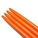 Zest Candle 12-Piece Taper Candles, 10-Inch, Orange