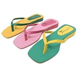 Flat Canvas Flip Flops