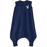 HALO Big Kids Sleepsack Micro Fleece Wearable Blanket, Blue Moose, 2-3T