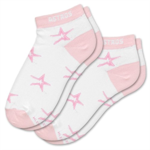 MLB Houston Astros Women's Pink Socks (2 Pack)