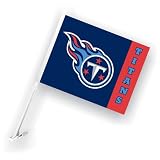 BSS - Tennessee Titans NFL Car Flag with Wall Brackett